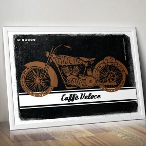 Poster Bike - Caffè Veloce poster